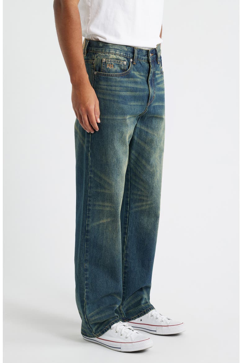 Stock Relaxed Straight Leg Jeans, Alternate, color, NIGHT WASH