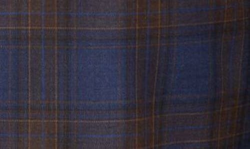 Zanella Thomas Plaid Stretch Wool Sport Coat In Navy