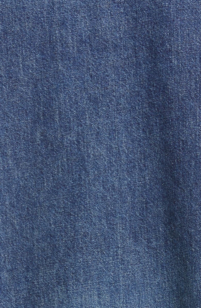 Sacai Mixed Media Wool & Denim Sweater, Alternate, color,