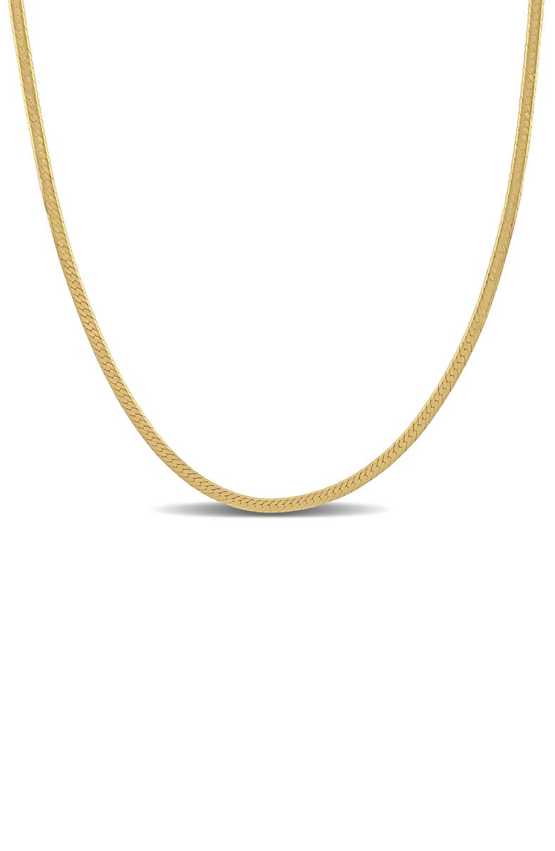 DELMAR Herringbone Chain Necklace, 2mm, Main, color, 
