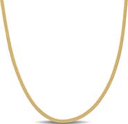DELMAR Herringbone Chain Necklace, 2mm