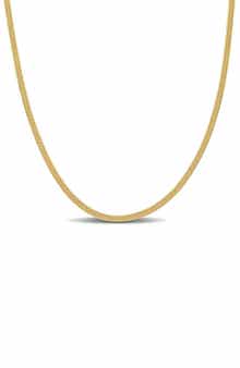Herringbone Chain Necklace, 2mm