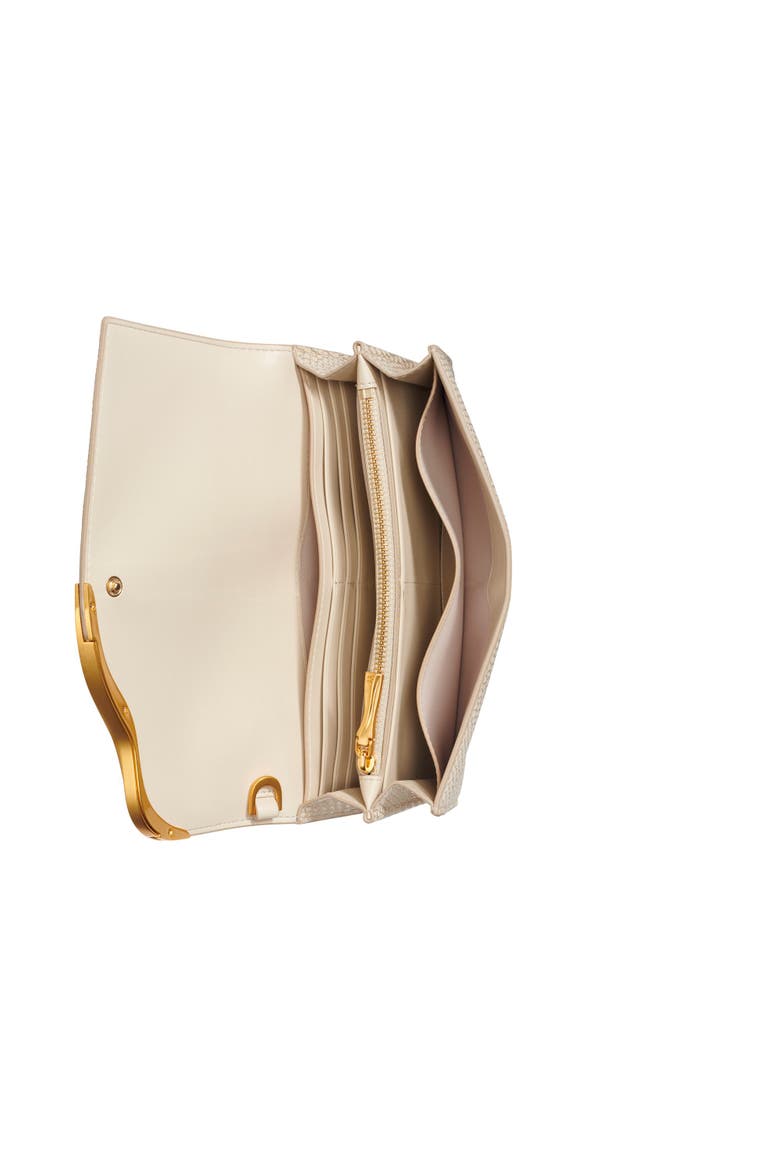 Malverne Wristlet, Alternate, color, Metallic Bone