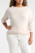 Renee C Brushed Knit Long Sleeve Top