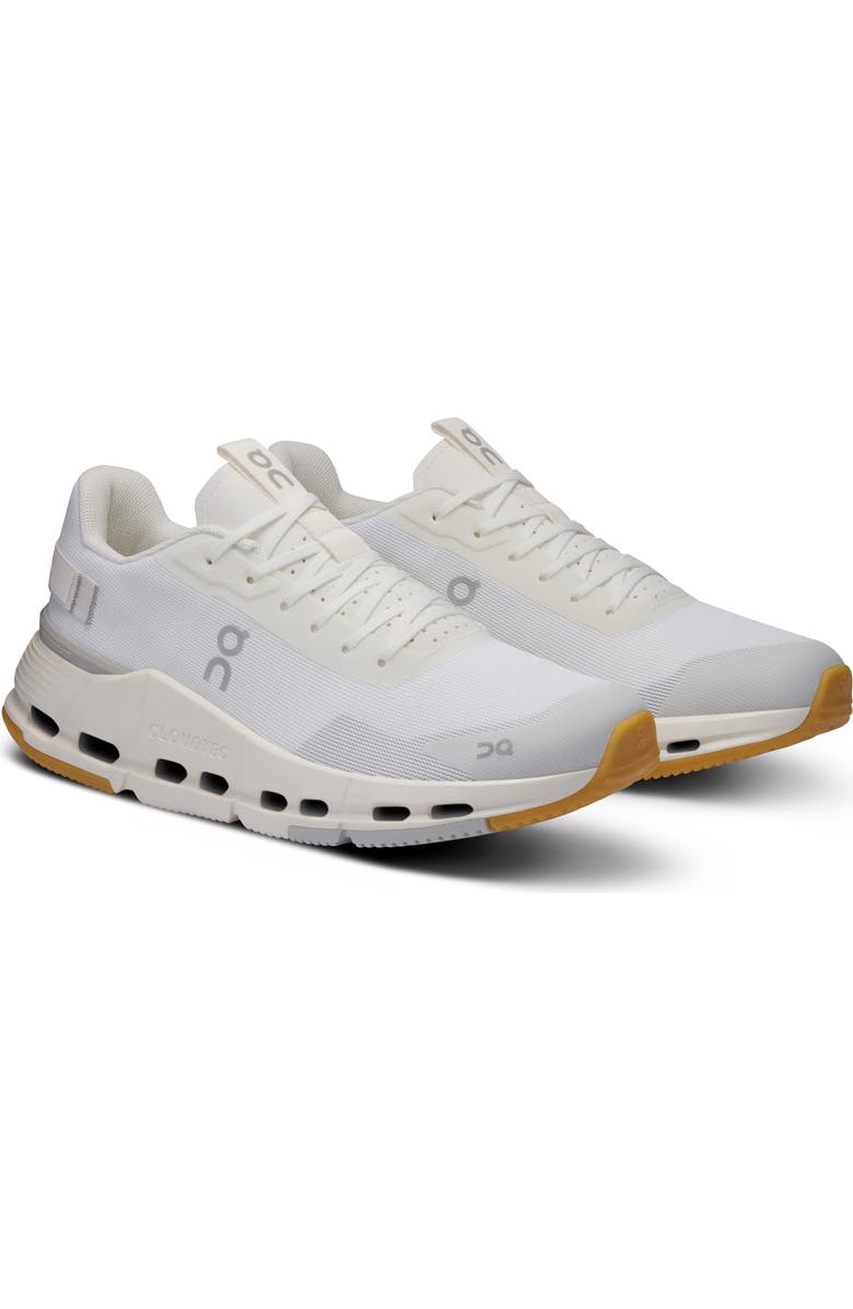 On Cloudnova Form 2 Sneaker, Main, color, White/ Ivory