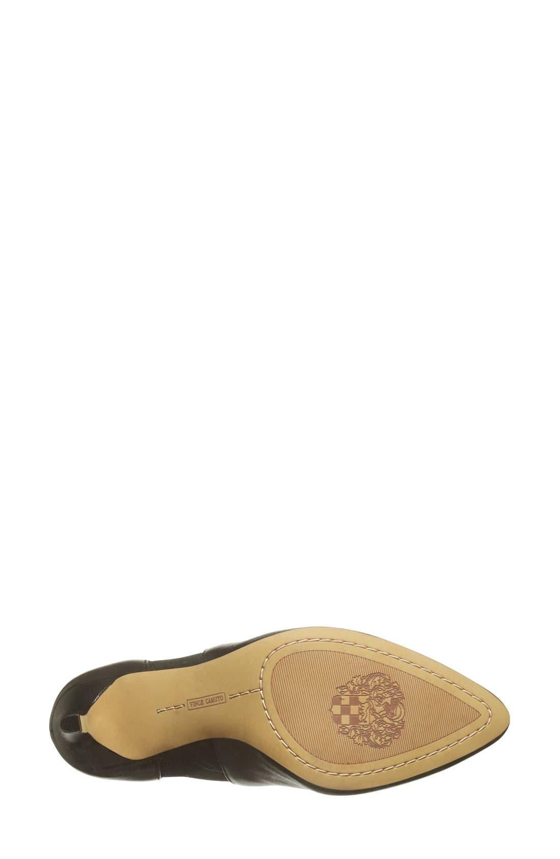 'Saron' Bootie (Nordstrom Exclusive), Alternate, color, BLACK LEATHER