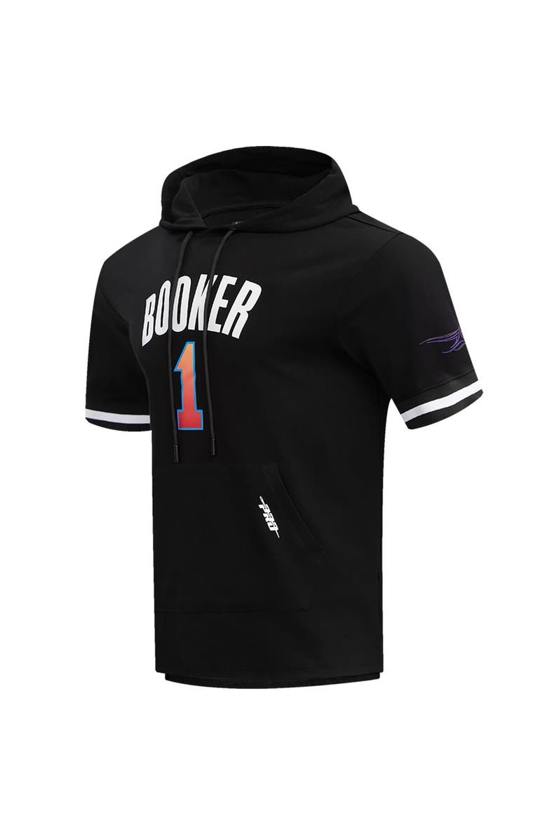PRO STANDARD Men's Pro Standard Devin Booker Black Phoenix Suns 2023/24 City Edition Name & Number Short Sleeve Pullover Hoodie, Alternate, color, 
