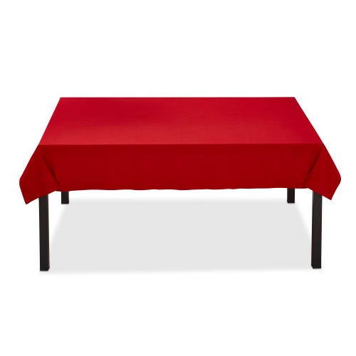 Tag Threads Slub Red Tablecloth In Red