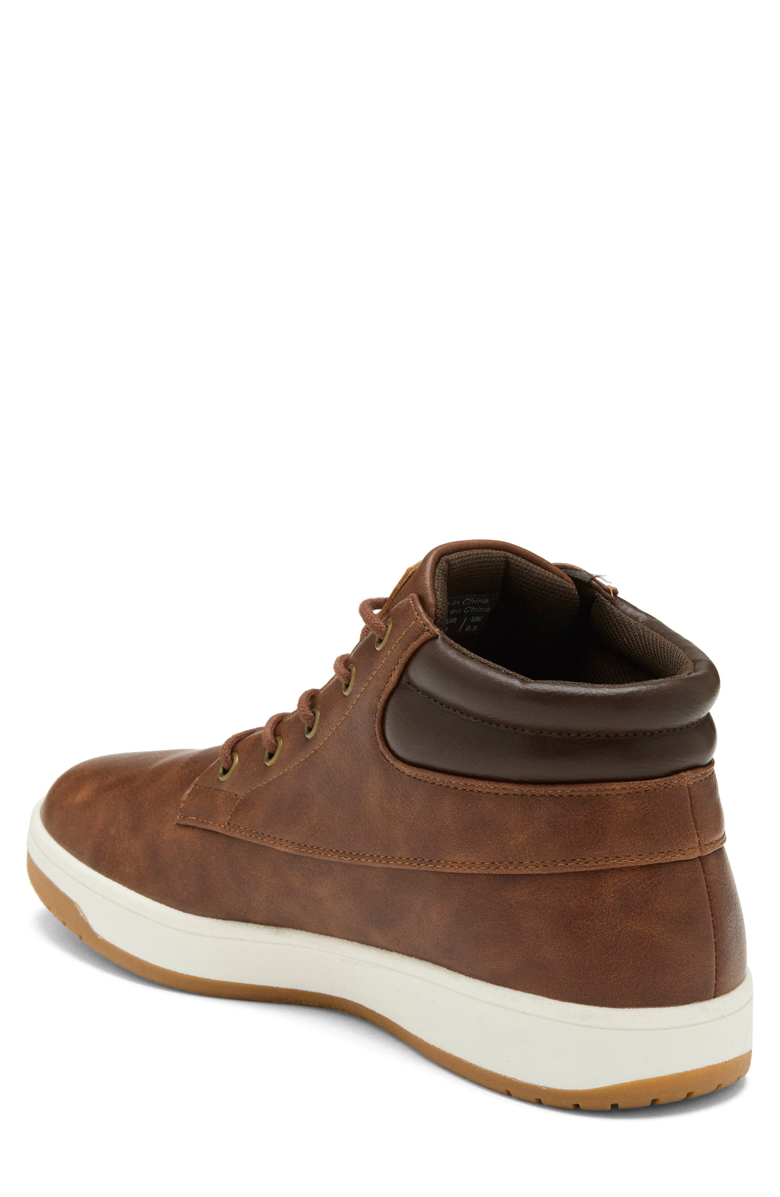 Mjayke High Top Sneaker, Alternate, color, COGNAC