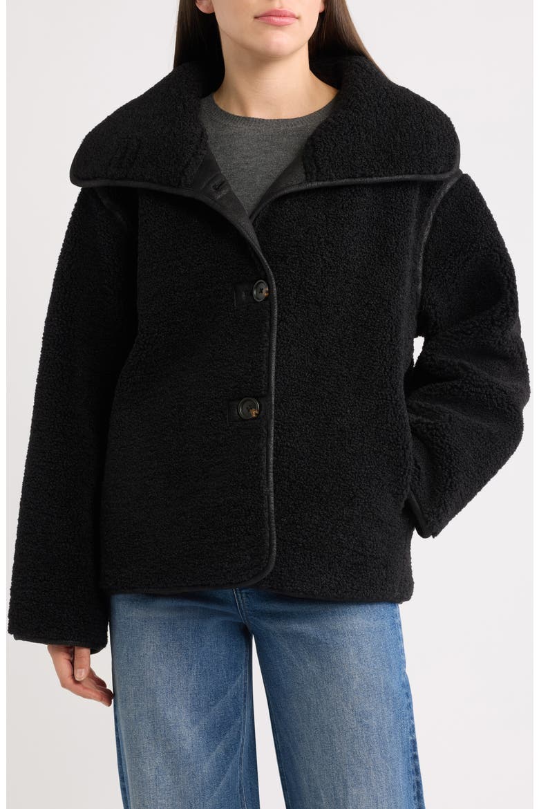 Fleece Jacket, Alternate, color, BLACKBLACK