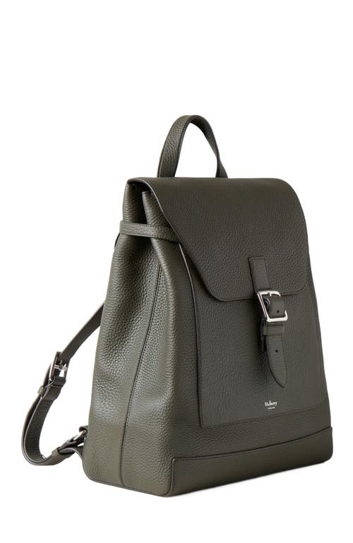 Mulberry Chiltern Leather Backpack In Dark Green