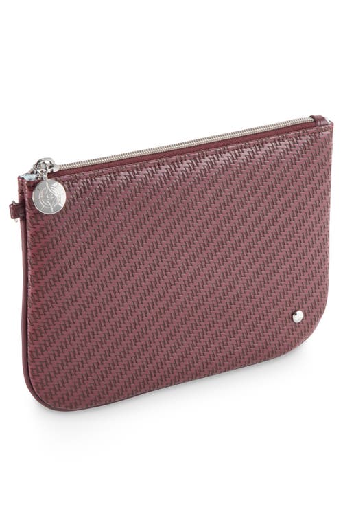Stephanie Johnson Rosewood Ruby Aria Large Flat Cosmetics Pouch In Purple
