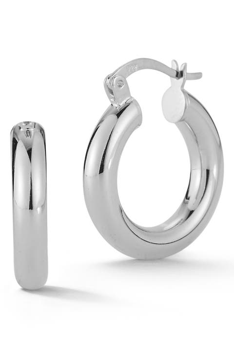 Sterling Silver Hoop Earrings