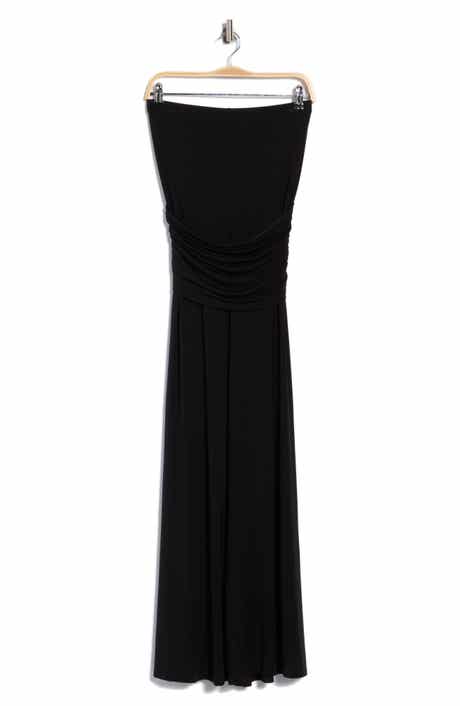 Sash Strapless Maxi Dress