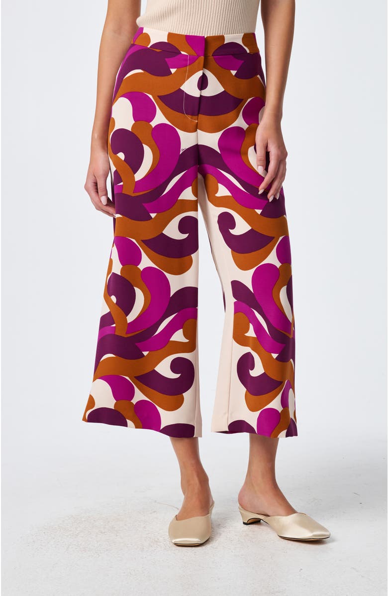 Trina Turk Short Weekend 2 Printed Cropped Pant, Alternate, color, Multi