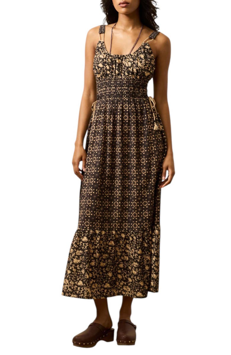 Faherty Sunbeam Organic Cotton Sundress, Main, color, 