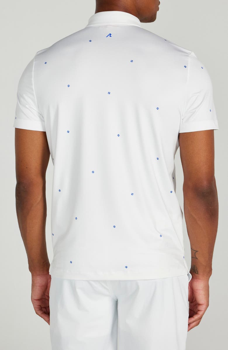 Redvanly Bosworth Ball Print Performance Golf Polo, Alternate, color, 