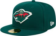 New Era Men's New Era Green Minnesota Wild Core 59FIFTY Fitted Hat