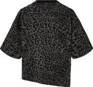 AllSaints Lenny Animal Print Cotton T-Shirt