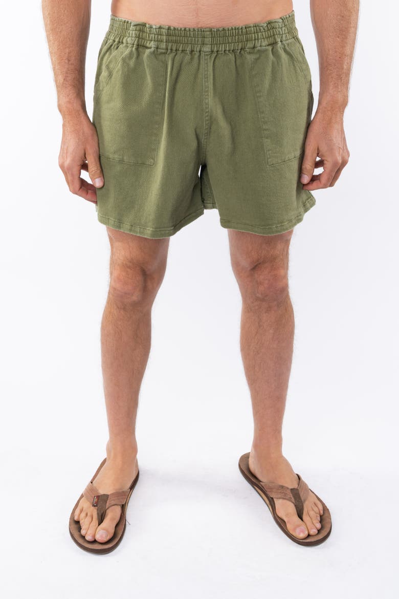 Gender Inclusive Day Short, Alternate, color, Army Green