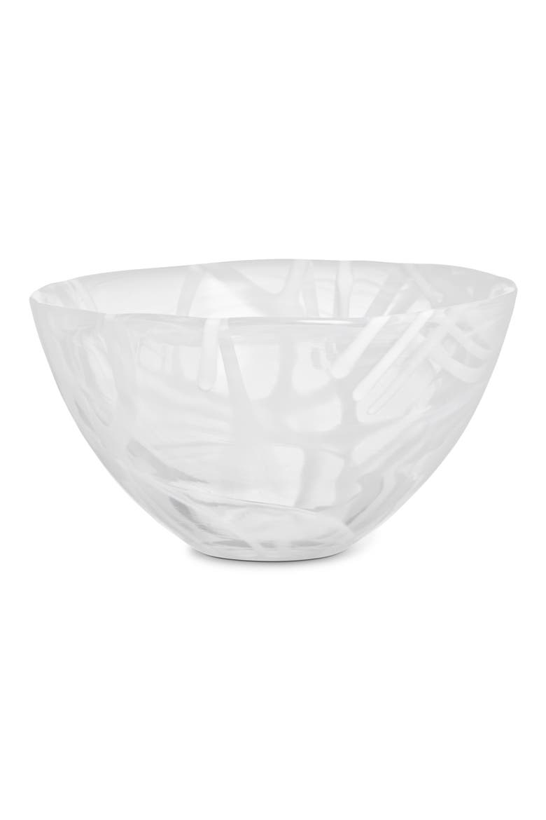 Contrast Small Bowl, Main, color, WHITE