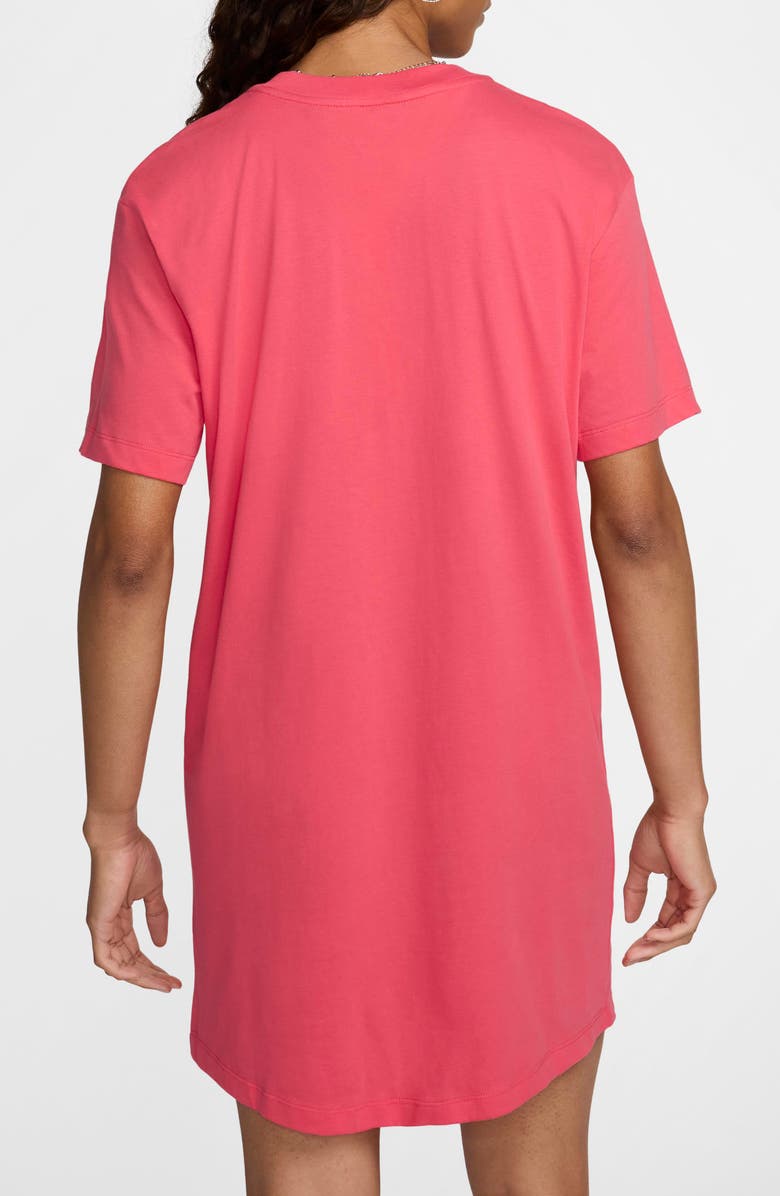 Nike Sportswear Chill Knit Oversized T-Shirt Dress, Alternate, color, Aster Pink/ Sail