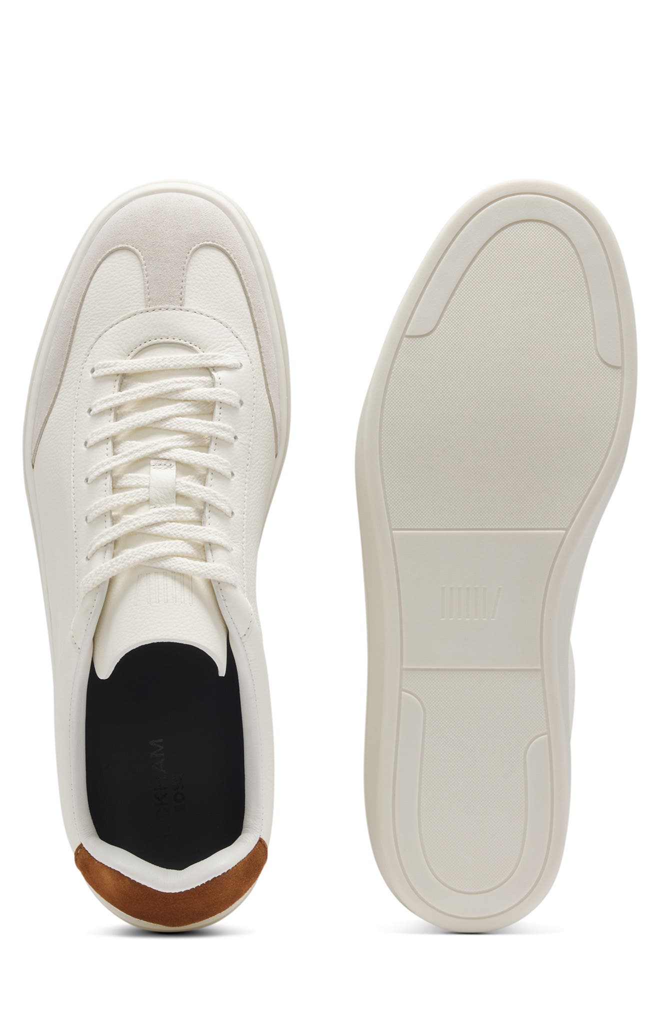 BOSS Zarek Low Top Sneaker, Alternate, color, Open White