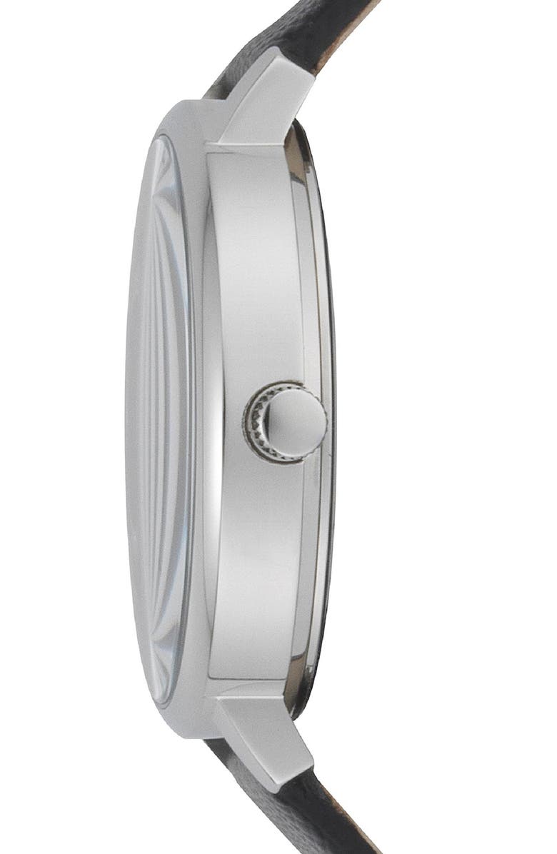 VERSUS Versace La Villette Leather Strap Watch, 36mm, Alternate, color, 