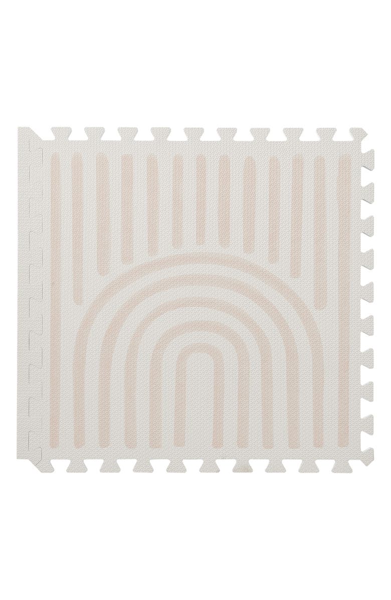 Toddlekind FoamPuzzle Baby Playmat, Alternate, color, Linen