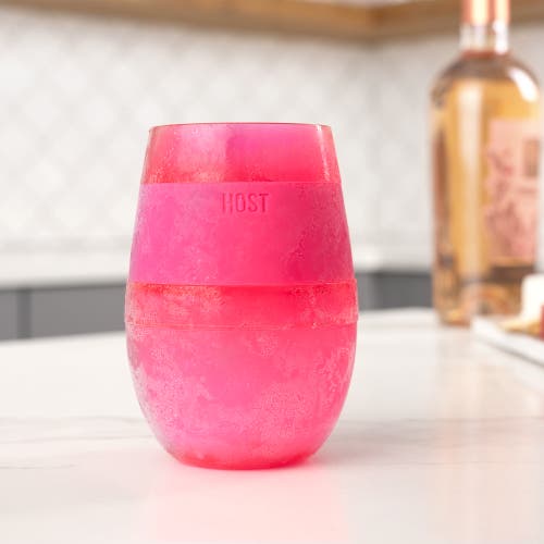 Host Wine Freeze Cooling Cup In Tinted Magenta