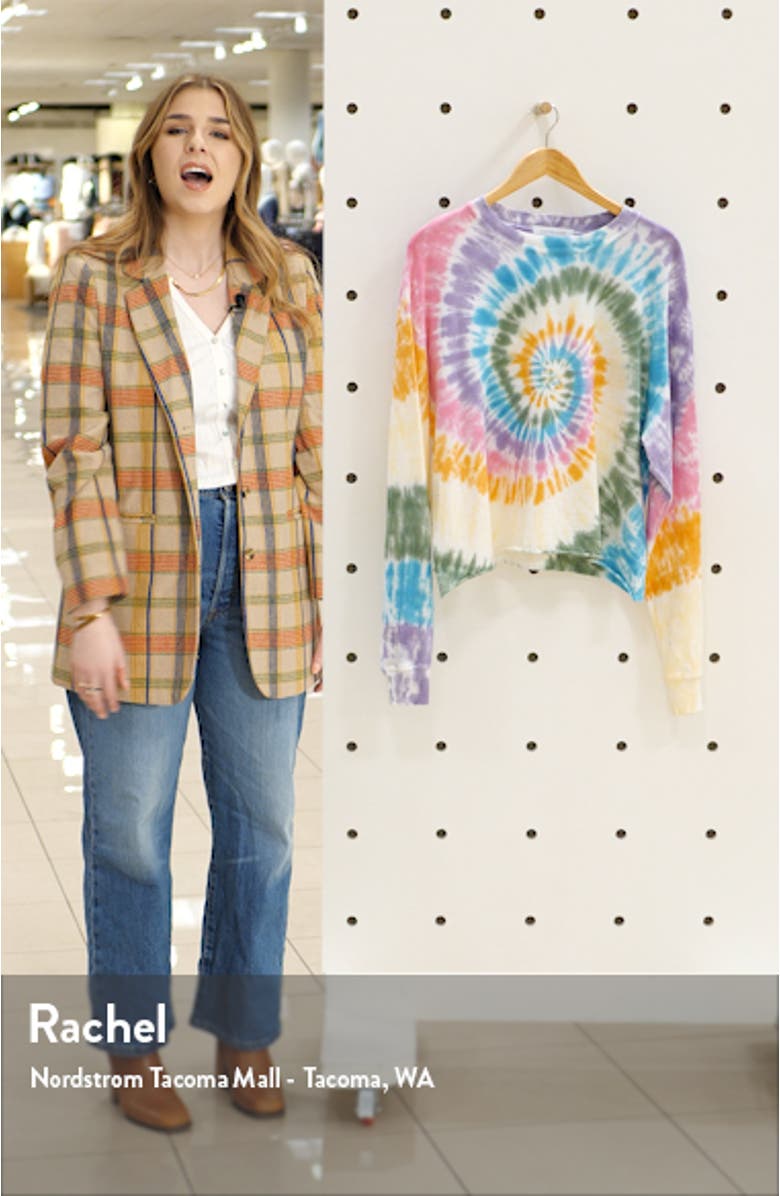 Rainbow Tie Dye Long Sleeve T-Shirt, sales video thumbnail