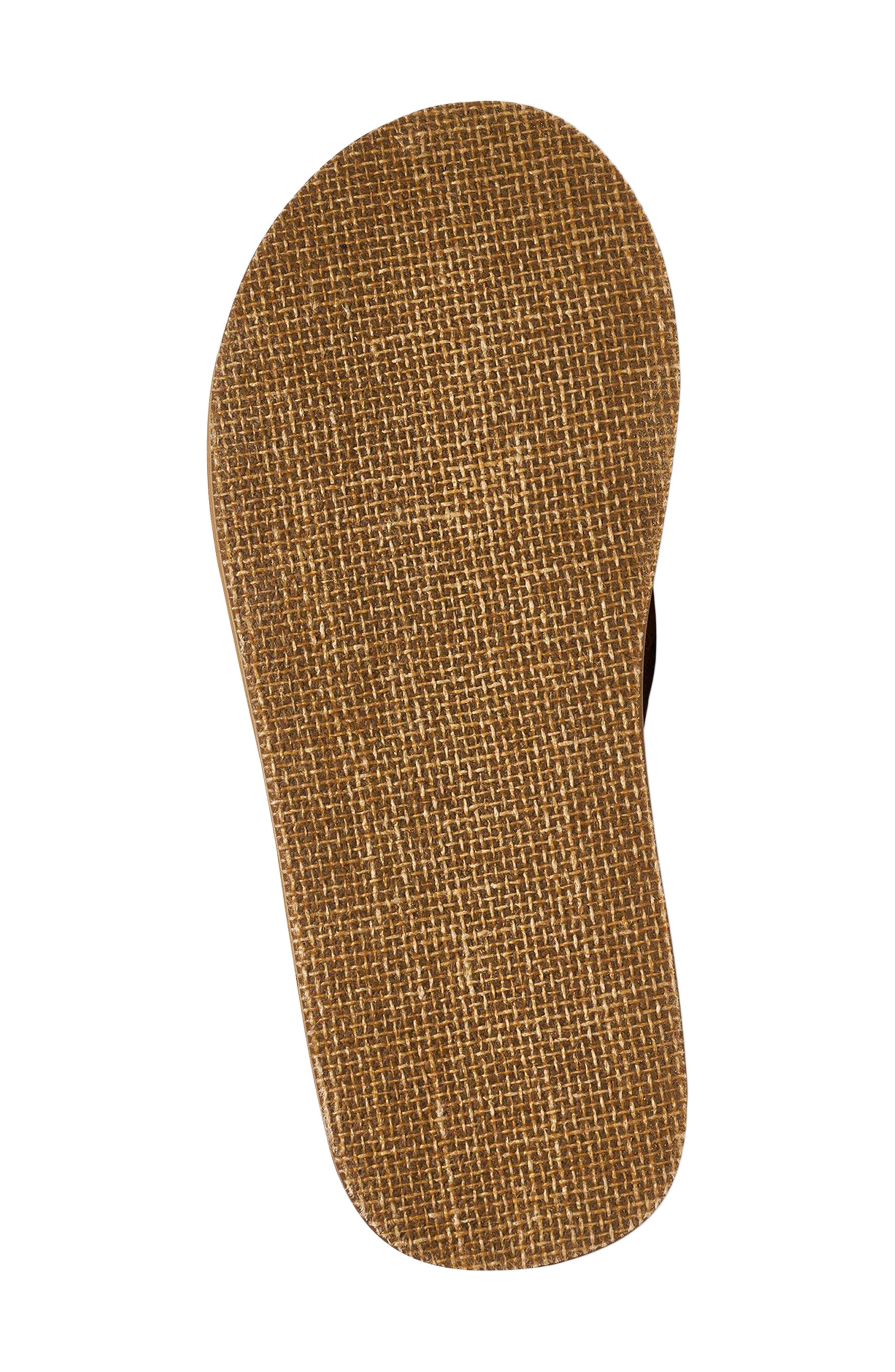 Hideout Flip Flop, Alternate, color, TOBACCO BROWN