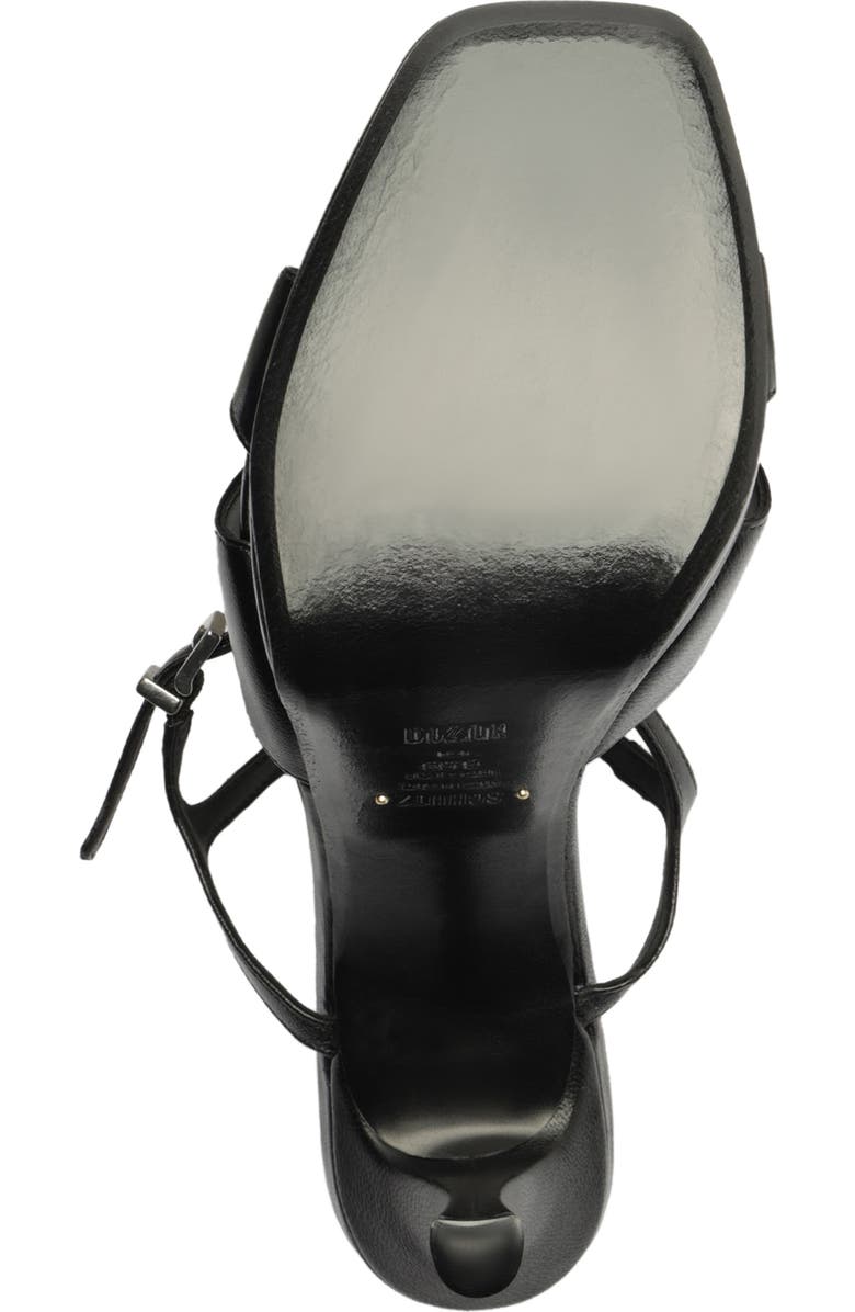 Schutz Maxine Ankle Strap Platform Sandal, Alternate, color, Black