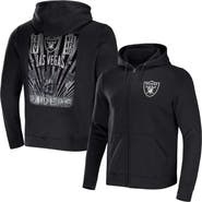 NFL X DARIUS RUCKER Men's NFL x Darius Rucker Collection by Fanatics Black Las Vegas Raiders Rocker Full-Zip Hoodie