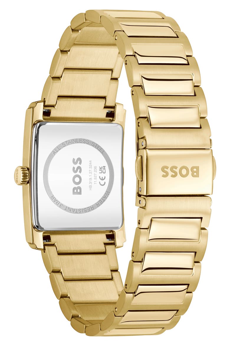 Principle Dress Bracelet Watch, 28mm x 39mm, Alternate, color, SILVER/ GOLD