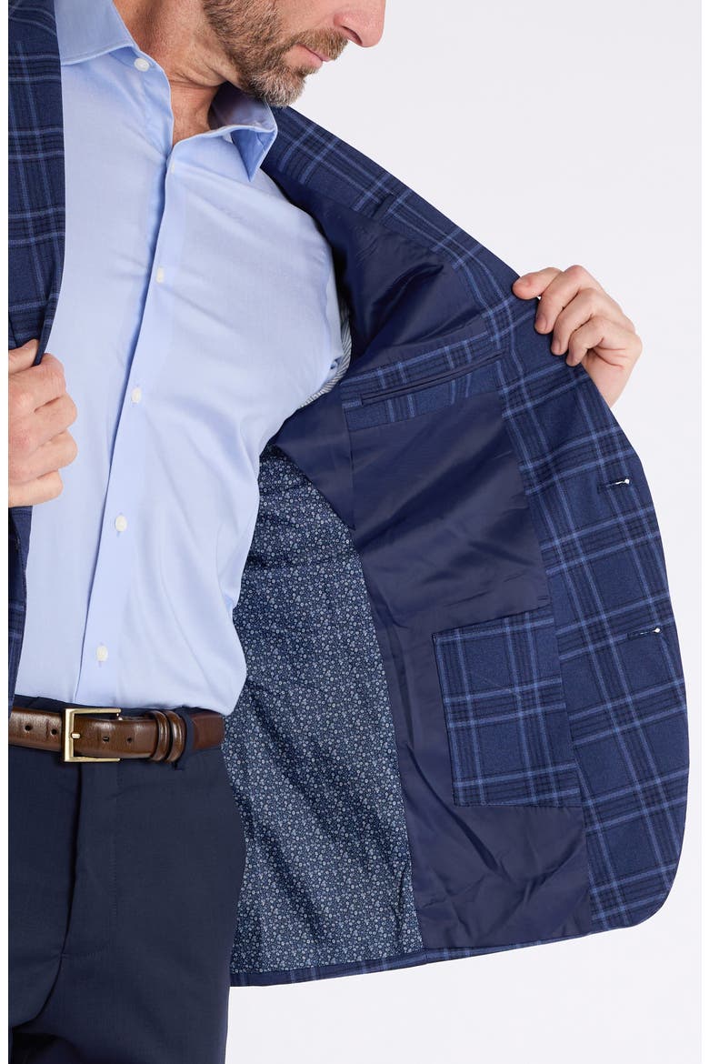 Navy Windowpane Plaid Sport Coat, Alternate, color, NAVY