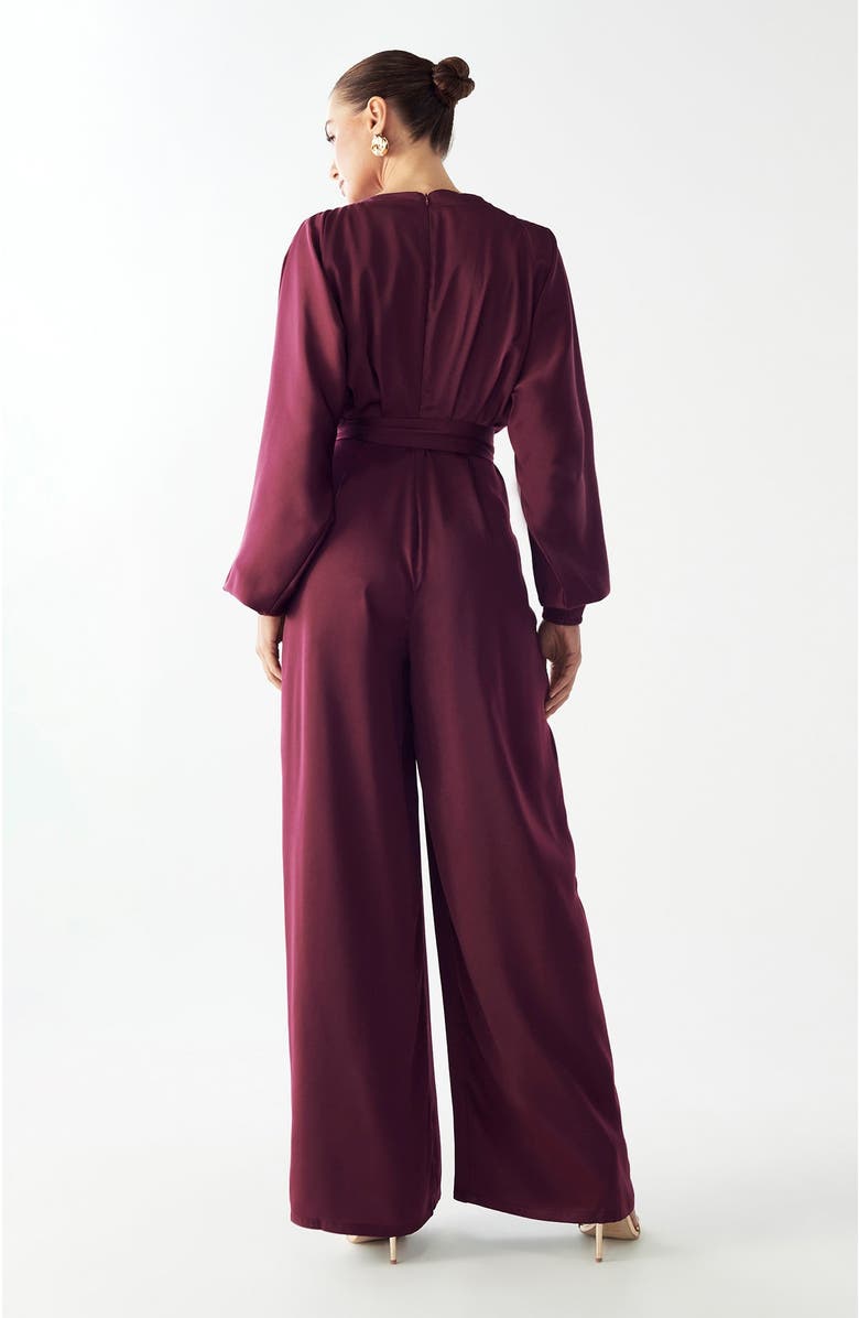 WILLA Salem Jumpsuit, Alternate, color, Wine