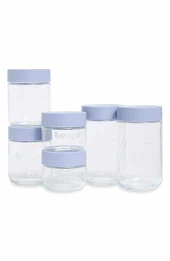 6-Piece Assorted Glass Container Set with Lids