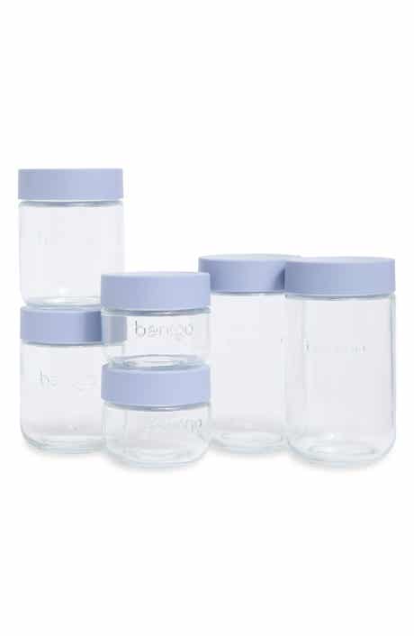 6-Piece Assorted Glass Container Set with Lids