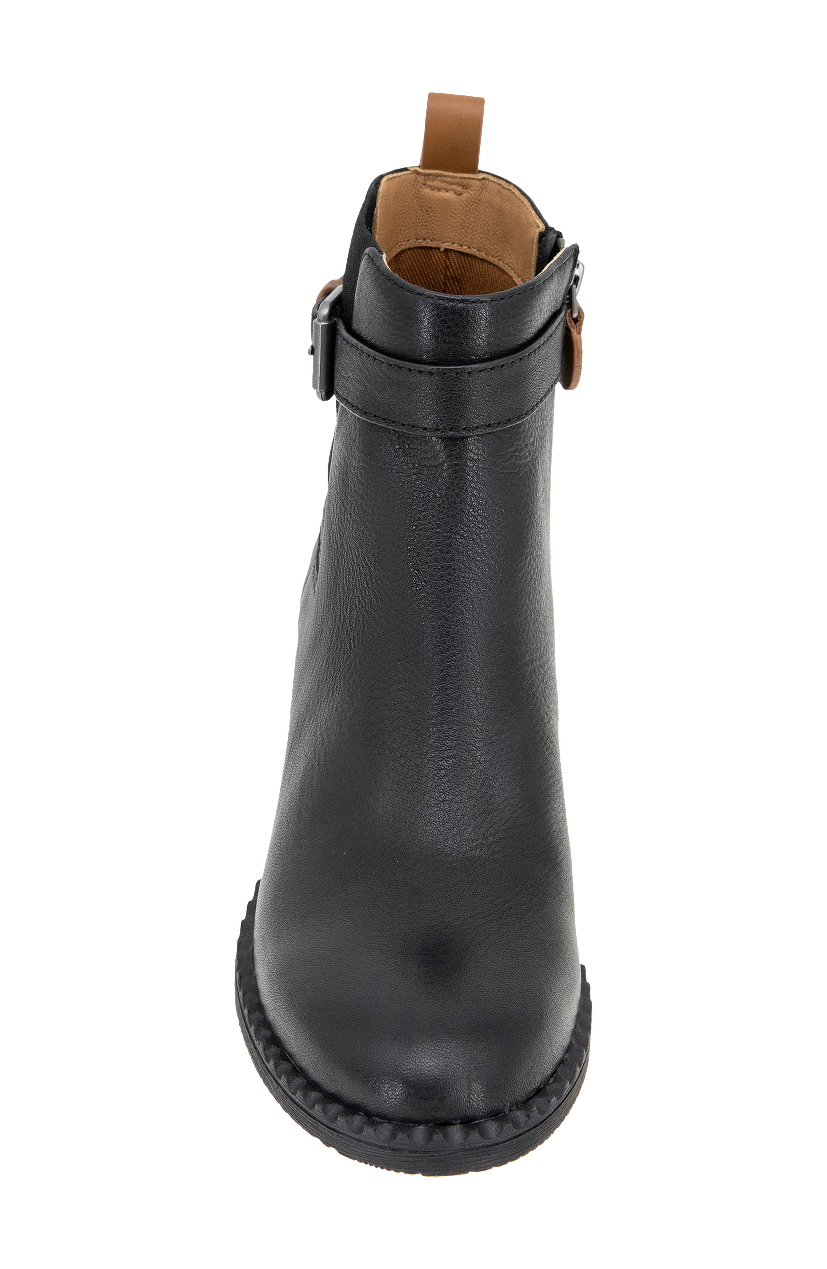 Gentle Souls Bolton Bootie, Alternate, color, Black Leather