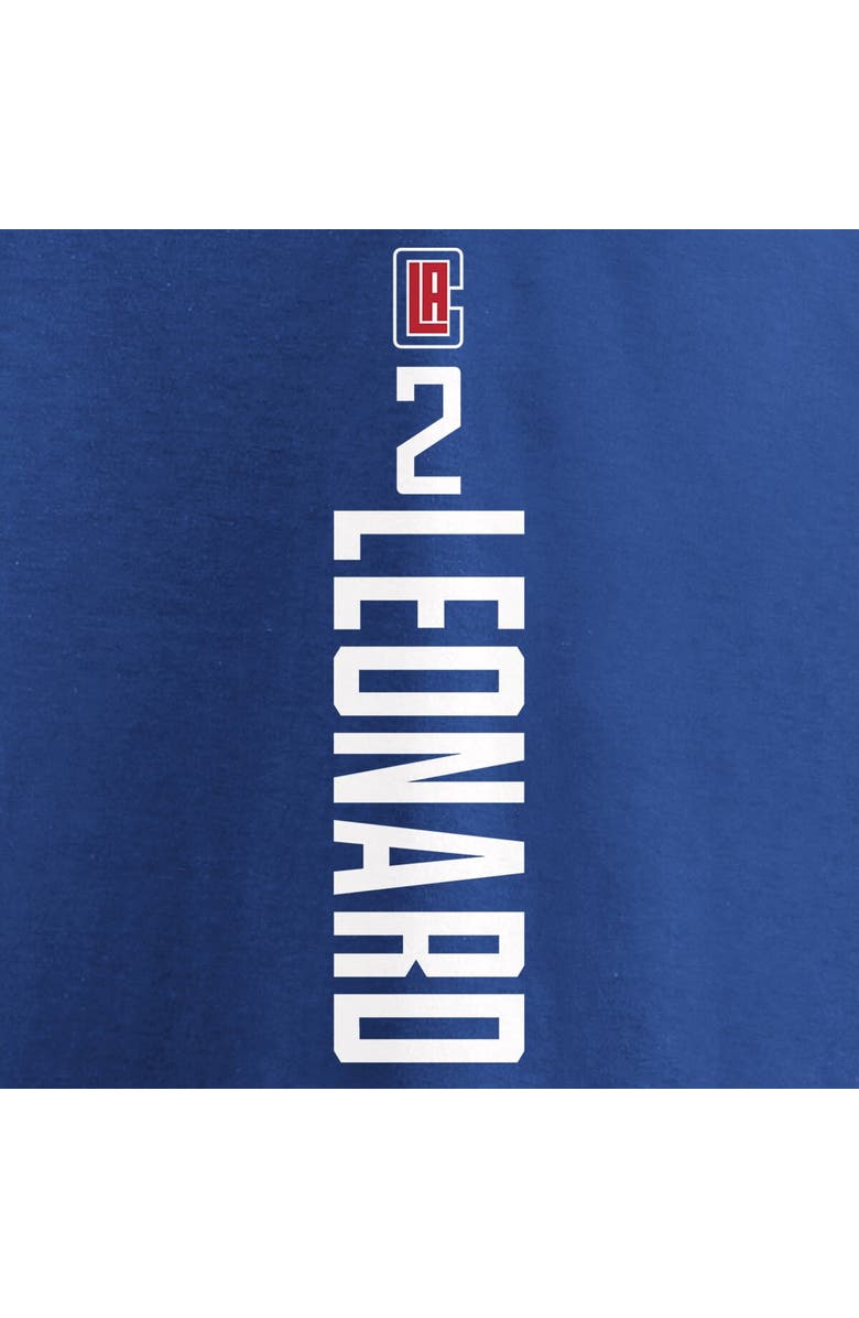 FANATICS Men's Fanatics Branded Kawhi Leonard Blue LA Clippers Playmaker Name & Number T-Shirt, Alternate, color, Royal