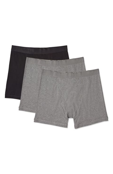 Assorted 3-Pack Cool Stretch Cotton Boxer Briefs