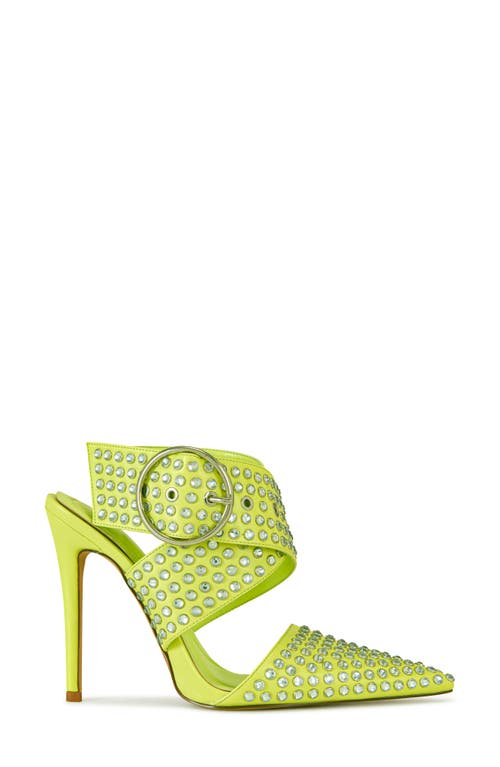 Azalea Wang Salvia Pointed Toe Pump In Yellow