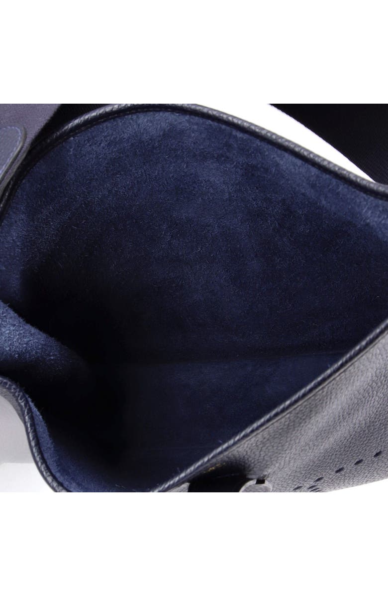 Pre-Owned Hermes Evelyne Bag Gen III Clemence GM, Alternate, color, Bleu Nuit