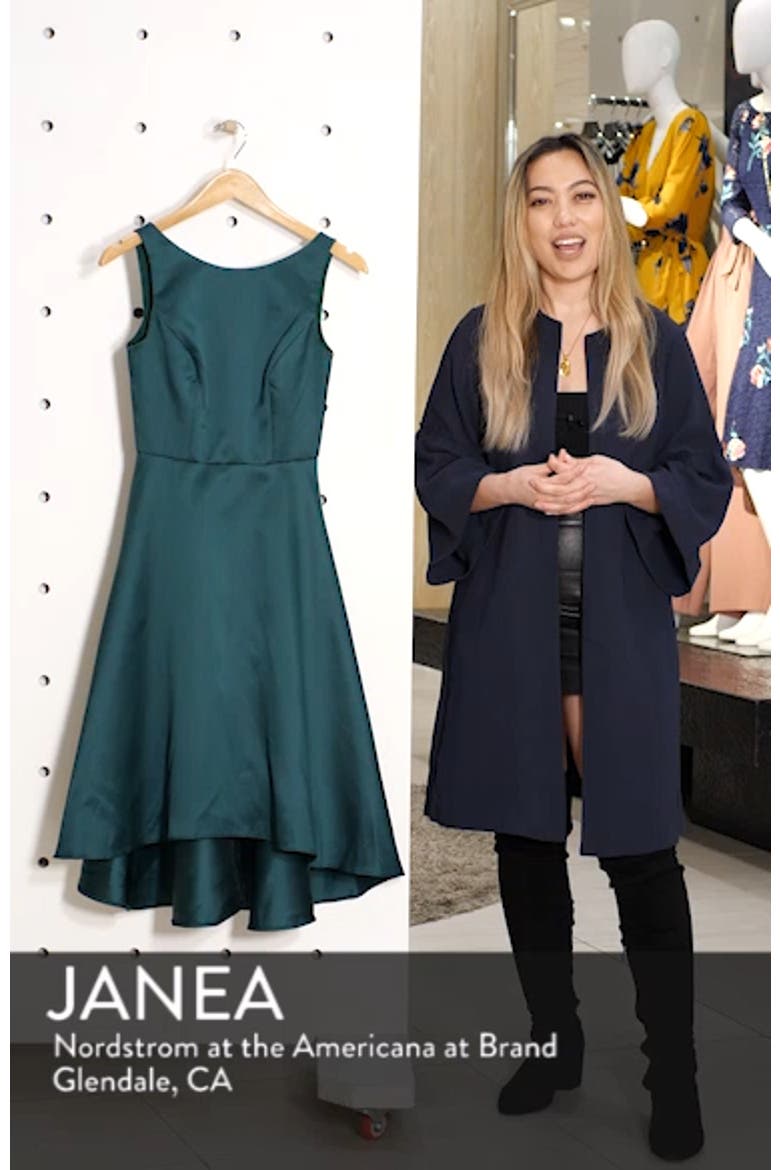 COCKTAIL LENGTH SLEEVELESS SAT video