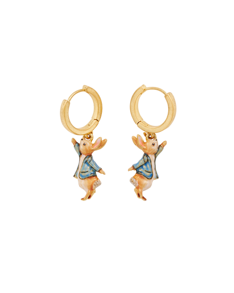 x Peter Rabbit Huggie Earrings