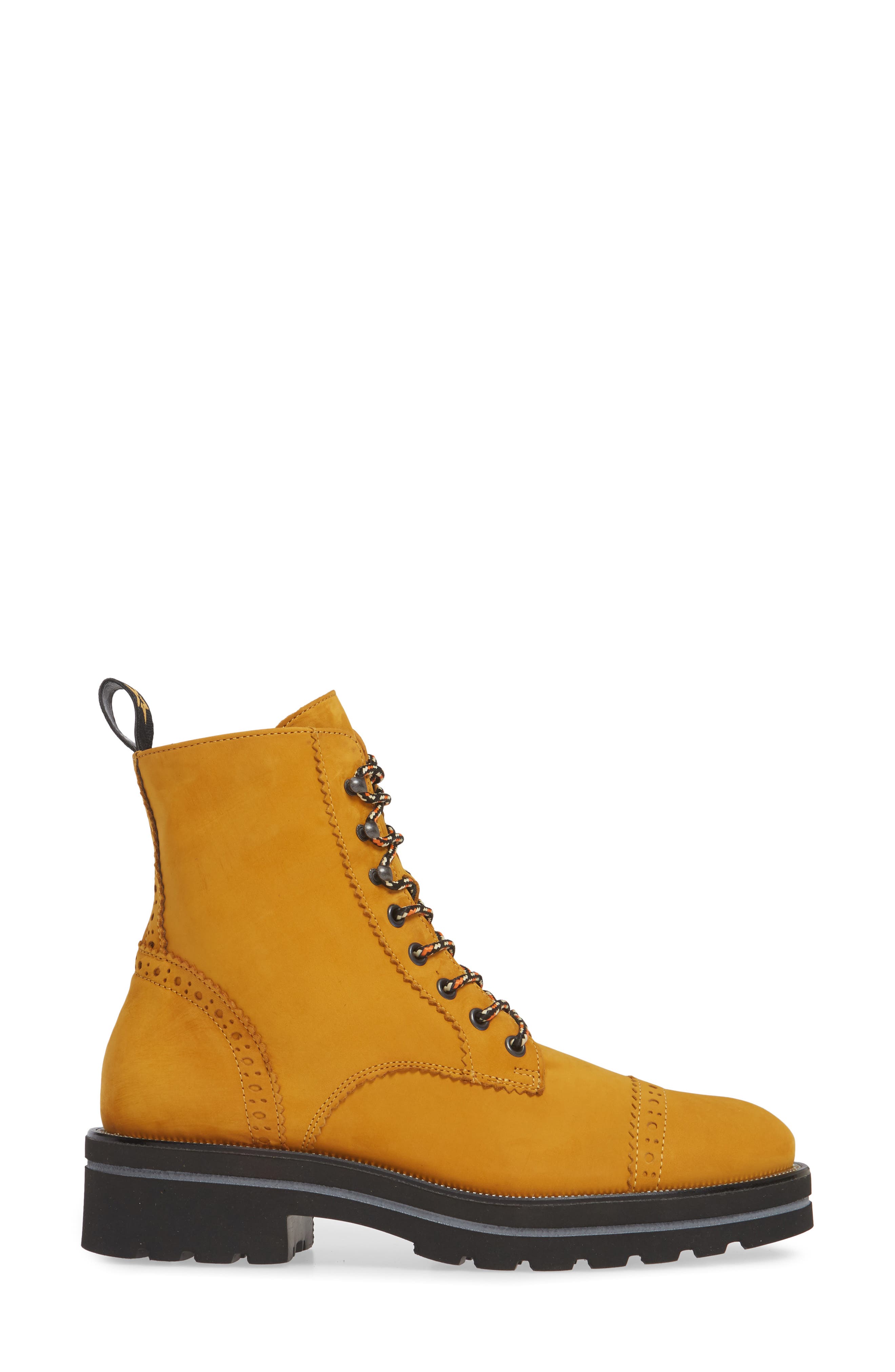 Ceylo Combat Boot, Alternate, color, CURRY NUBUK