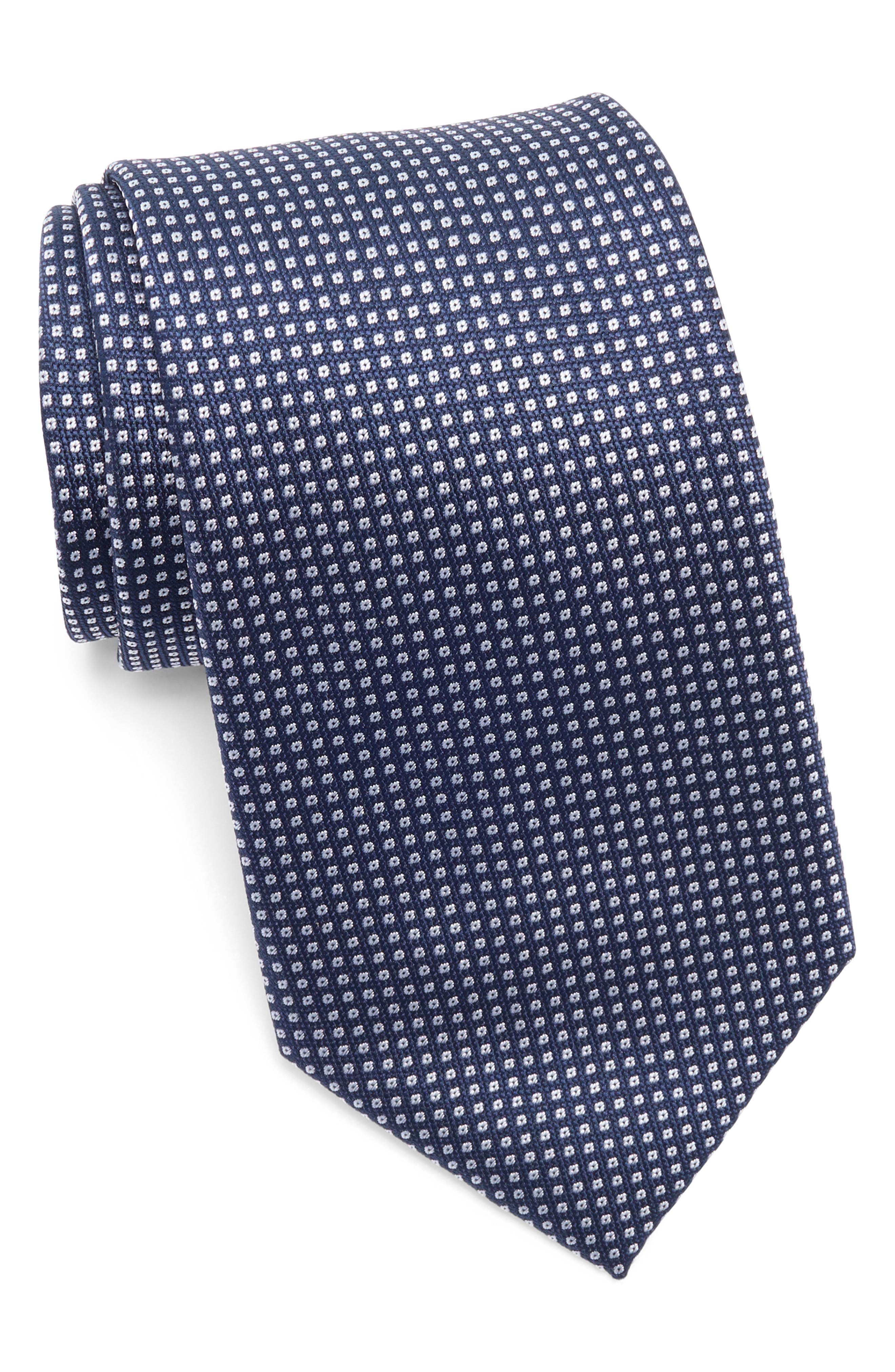 TOM BAINE Geo Jacquard Tie