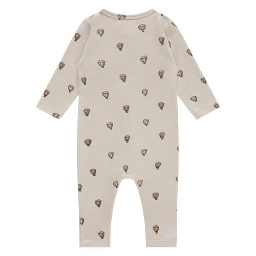 Babyface Heart Print Romper In Neutral