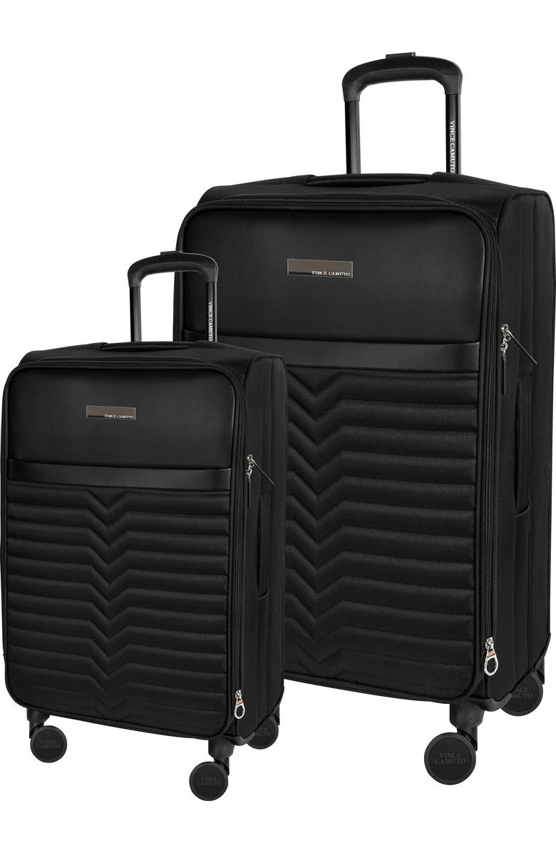 Vince Camuto Set of Two Shauna Softshell Spinner Suitcase, Main, color,